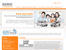 Tablet Screenshot of elite-parking.com